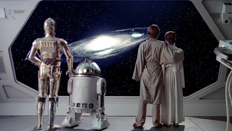 The Empire Strikes Back ending Luke Leia