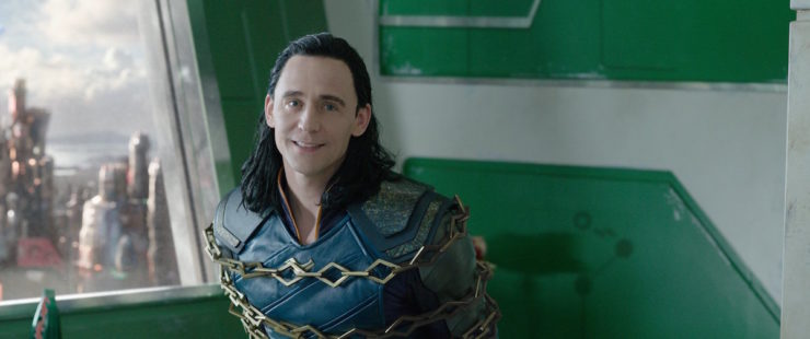 Loki smiling Thor Ragnarok