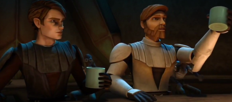 Obi-Wan Kenobi, drinking