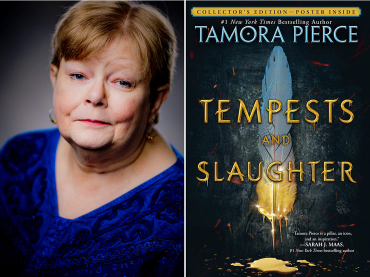 Tamora Pierce book tour dates Tempests and Slaughter Numair Chronicles