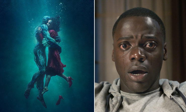 Oscars 2018 Best Picture nominees The Shape of Water Get Out Jordan Peele Sally Hawkins Guillermo del Toro Daniel Kaluuya