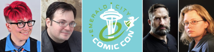 Tor Books Tor.com Publishing authors Emerald City Comic Con 2018 ECCC author events schedule panels signings