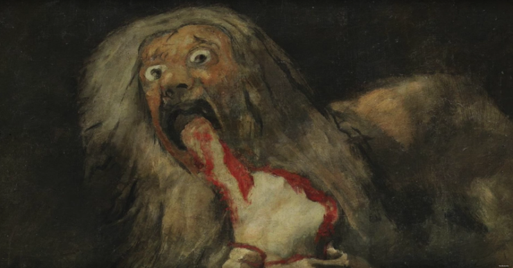 “Saturn Devouring His Son” by Francisco Goya.