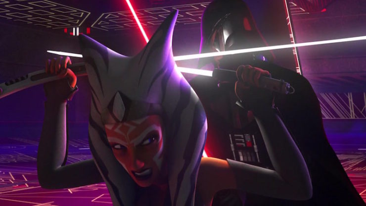Ahsoka Tano, Star Wars: Rebels, Vader fight