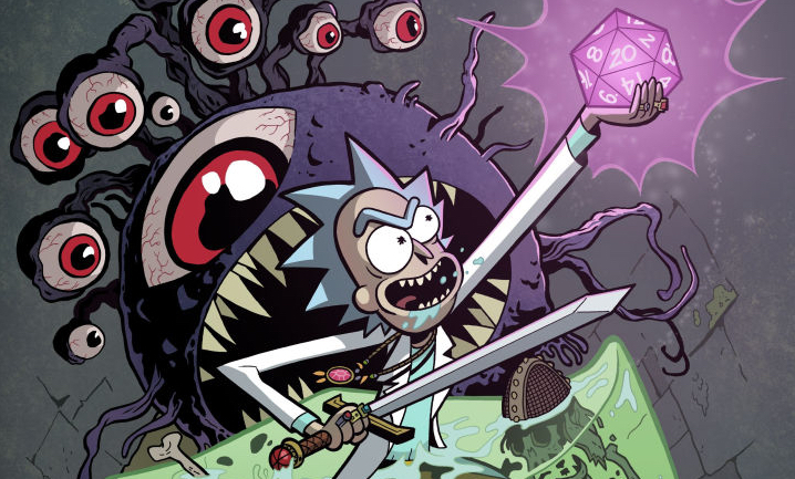Rick and Morty vs. Dungeons & Dragons crossover comic Patrick Rothfuss Jim Zub