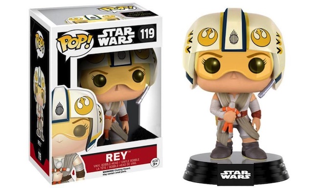 Figurine of Rey from Star Wars