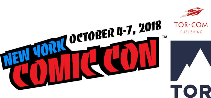 Tor Books Tor.com Publishing New York Comic-Con NYCC 2018 schedule authors panels