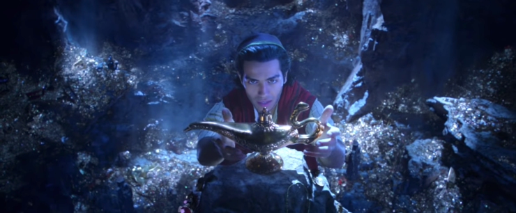 Aladdin live-action teaser Disney Cave of Wonders Genie Lamp