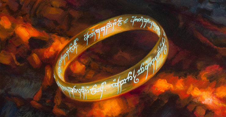 "The One Ring Embers" by Donato Giancola