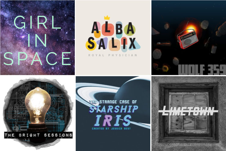 SFF audio dramas Girl in Space Wolf359 Alba Salix The Bright Sessions Limetown The Strange Case of Starship Iris