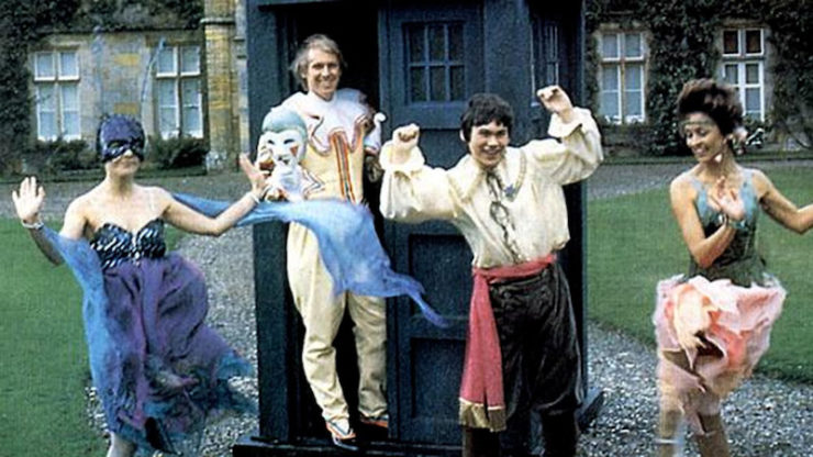 The Fifth Doctor and companions