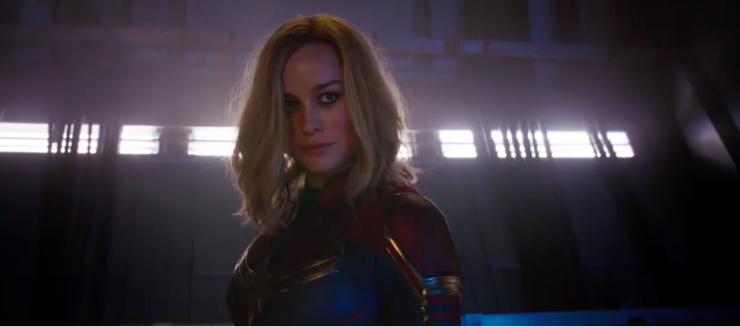 Captain Marvel Super Bowl trailer higher further faster