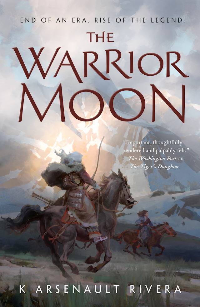 The Warrior Moon by K. Arsenault Rivera cover