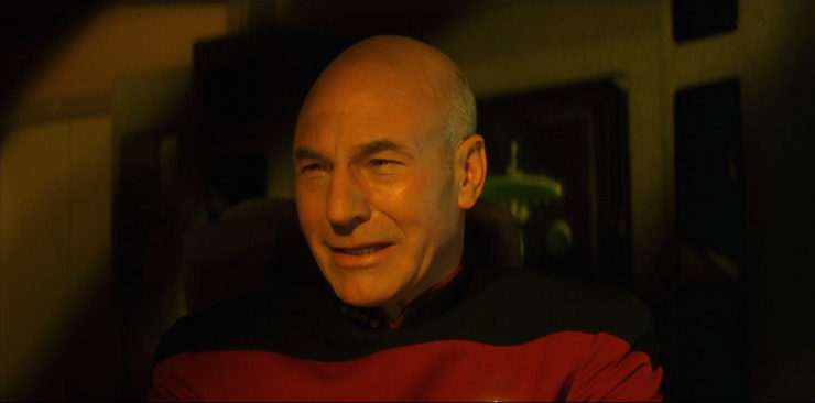Star Trek Generations Picard crying