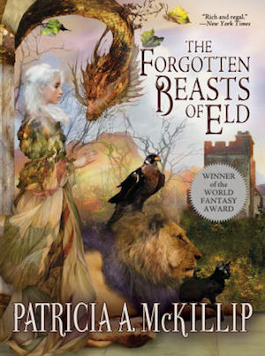Book cover of The Forgotten Beasts of Eld by Patricia McKillip