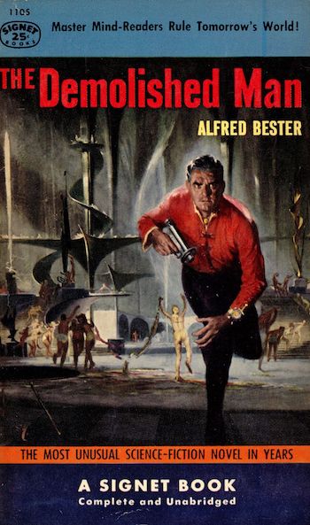 The Demolished Man, Alfred Bester, cover