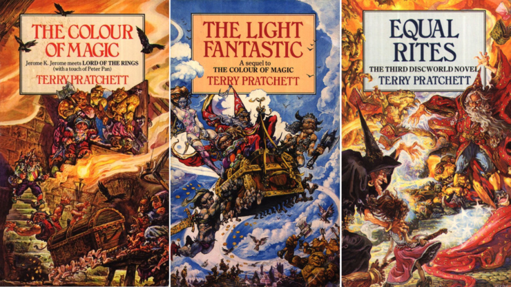 expansive SFF series 9+ books Discworld