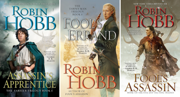 expansive SFF series 9+ books Realm of the Elderlings Robin Hobb