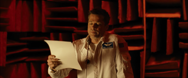 Ad Astra movie review Brad Pitt space father Ruth Negga Tommy Lee Jones