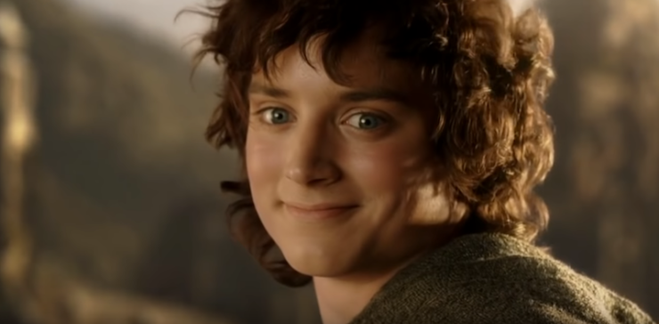 Frodo heads to the Grey Havens