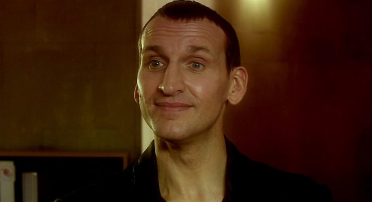 Christopher Eccleston Ninth Doctor in episode Boom Town