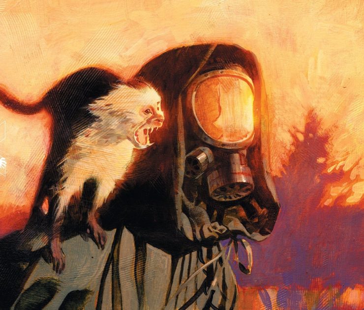 Yorick and Ampersand on the Y: The Last Man Absolute Volume 1 cover