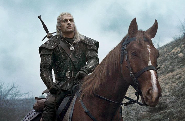 Geralt and Roach in Netflix's The Witcher