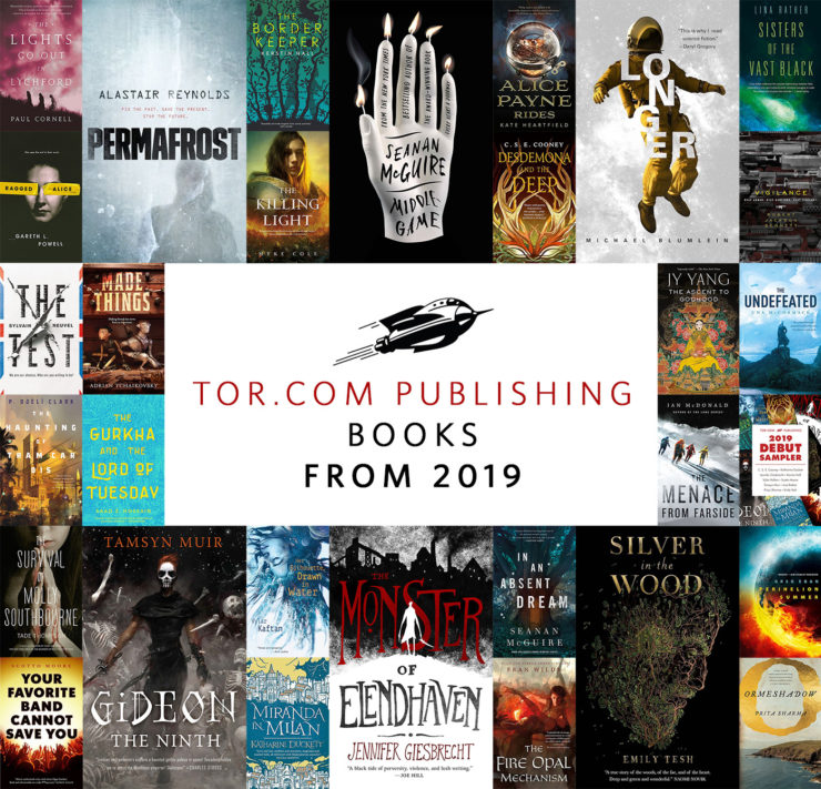 All of Tor.com Publishing's Books in 2019