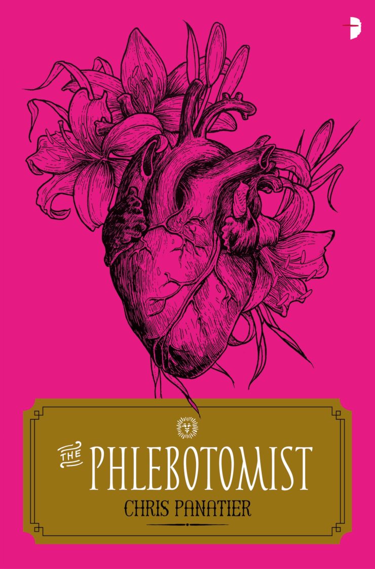 Book cover: The Phlebotomist by Chris Panatier