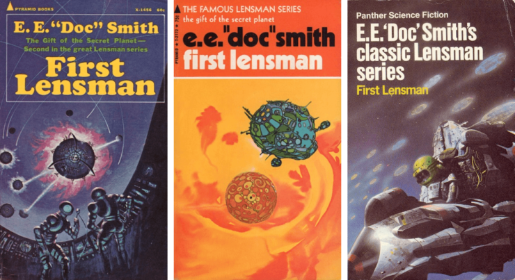 Three covers for First Lensman