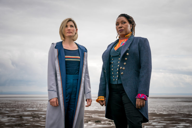 Jodie Whittaker as The Doctor, Jo Martin as Ruth Clayton - Doctor Who