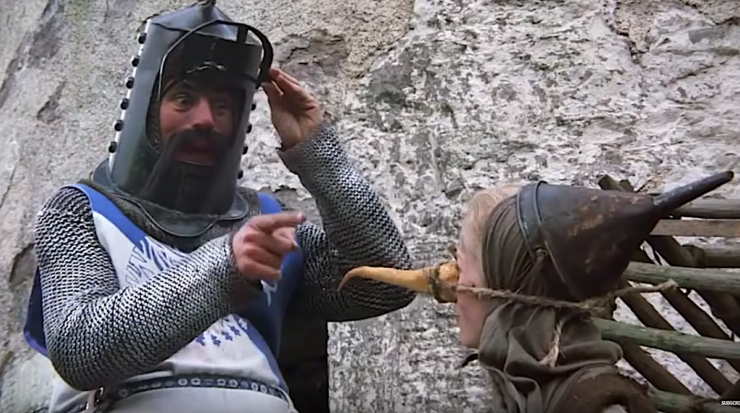 Terry Jones in Monty Python and the Holy Grail