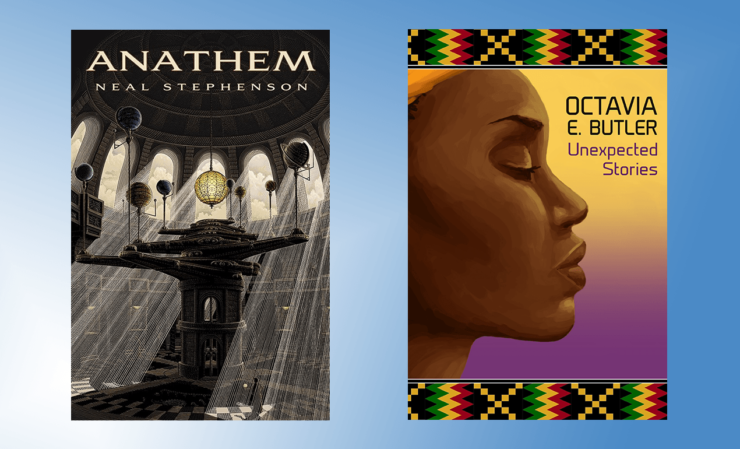 Subterranean Press editions of Anathema by Neal Stephenson and Unexpected Stories by Octavia Butler