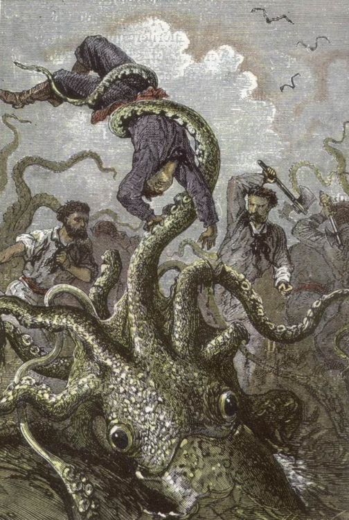 Illustration from Twenty Thousand Leagues Under the Sea