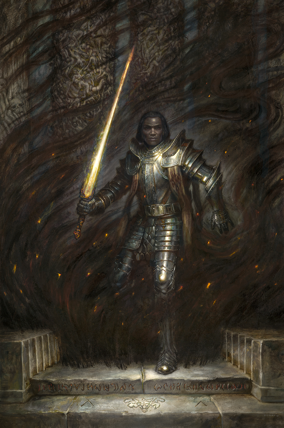 Stormlight Archive illustration of Taln by Donato Giancola