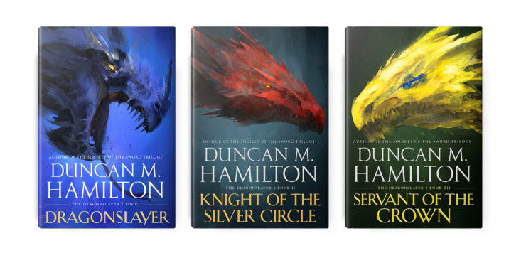 Dragonslayer, Knight of the Silver Circle, and Servant to the Crown book covers