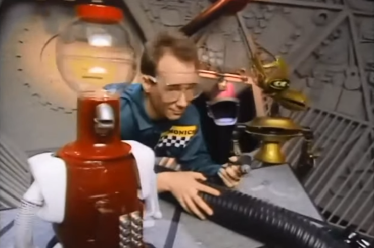 Joel and the 'bots in Mystery Science Theater 3000