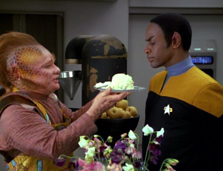 Neelix and Tuvok in Star Trek: Voyager