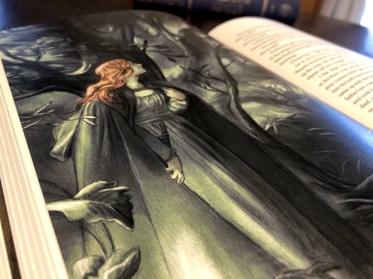 Illustration of Sansa in the Folio Society edition of A Clash of Kings