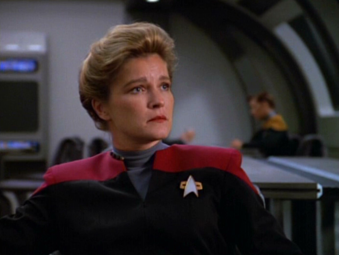 Captain Janeway (Kate Mulgrew) in Star Trek: Voyager