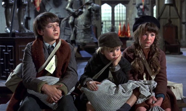 Bedknobs and Broomsticks, the Rawlins children
