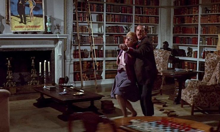Bedknobs and Broomsticks, Professor Browne trying to dance with Ms Price