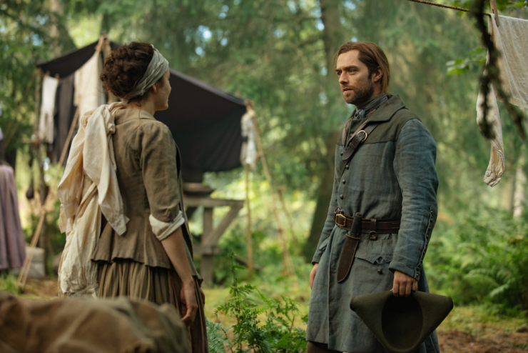 Outlander 507 The Ballad of Roger Mac midseason review Roger fate hanging