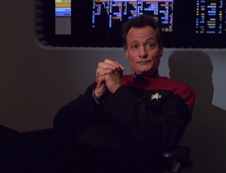 Q (John de Lancie) in Star Trek: Voyager