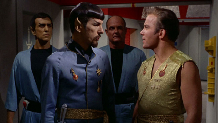 Kirk meets the Mirror Universe Spock in Star Trek