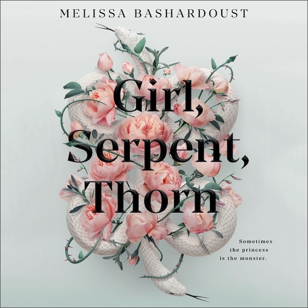 Audio book cover for Girl, Serpent, Thorn