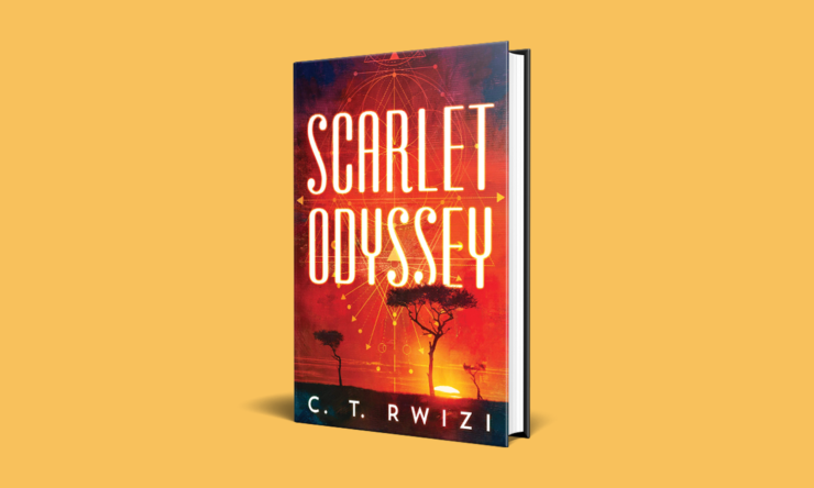 book cover: Scarlet Odyssey