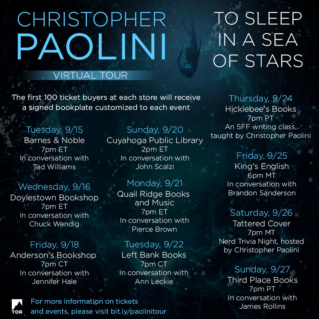 Christopher Paolini virtual tour