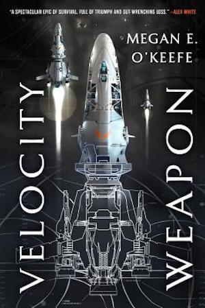 Book cover of Velocity Weapon by Megan E. O’Keefe