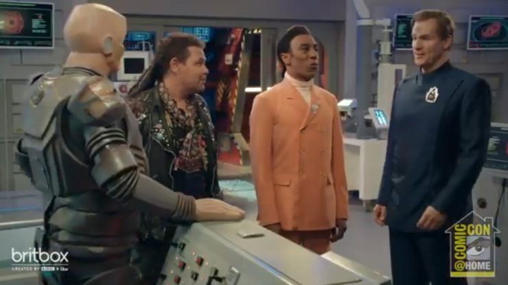 Red Dwarf: The Promised Land, crew talking